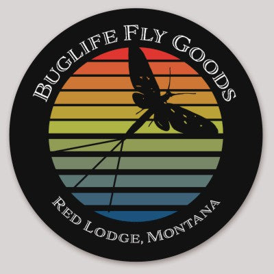 Buglife Fly Goods and Buglife Flyfishing stickers