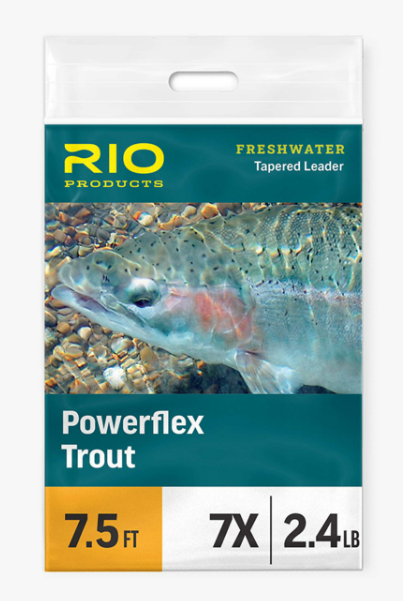 RIO Powerflex Trout Tapered Leader- 9 Ft 3x-5x