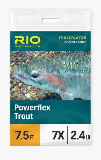 RIO Powerflex Trout Tapered leader- 12 Ft 4x-5x