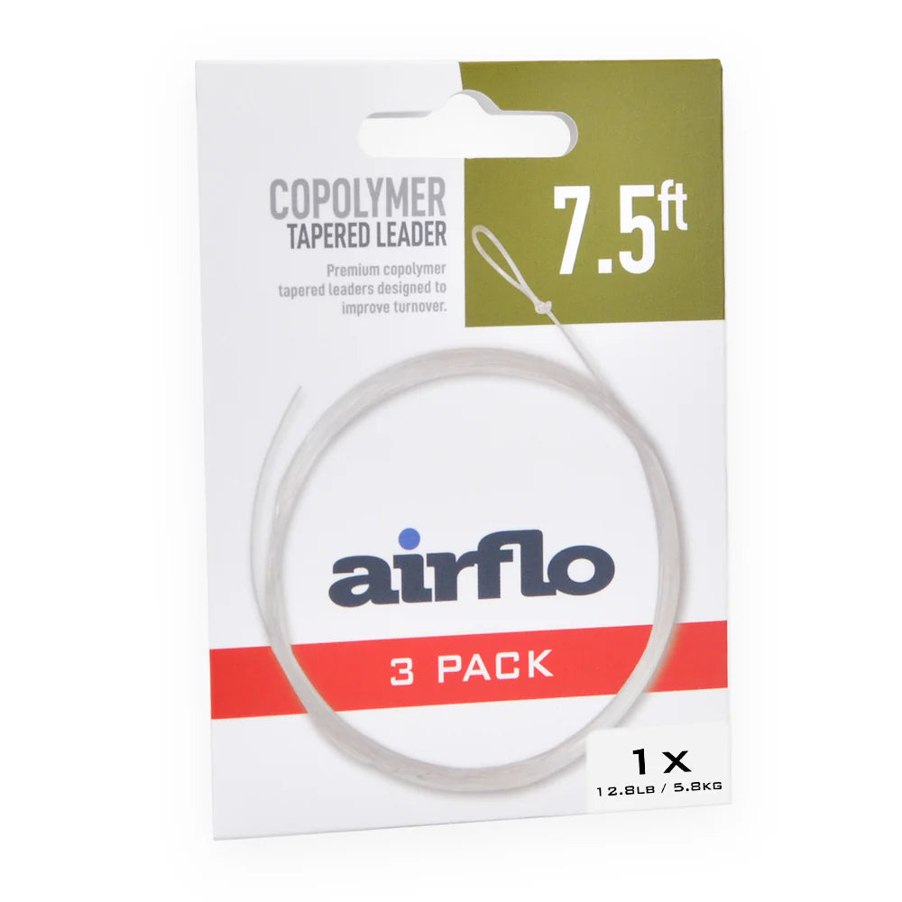 Airflo Tactical Mono Tapered Leader- 3 pk