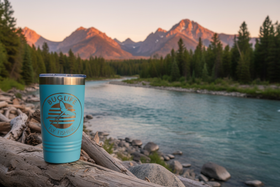 20 oz Insulated Tumbler- Buglife Flyfishing Logo
