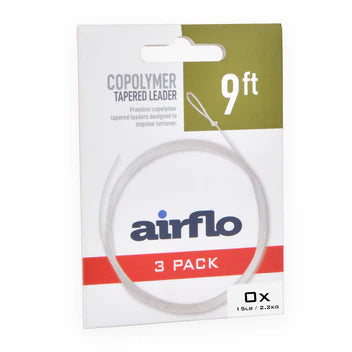Airflo Tactical Mono Tapered Leader- 3 pk