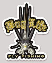Buglife Fly Goods and Buglife Flyfishing stickers