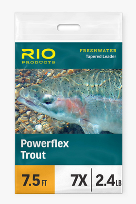 RIO Powerflex Trout Tapered Leader- 9 Ft 3x-5x