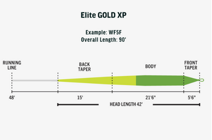 RIO Elite Gold XP Fly Line
