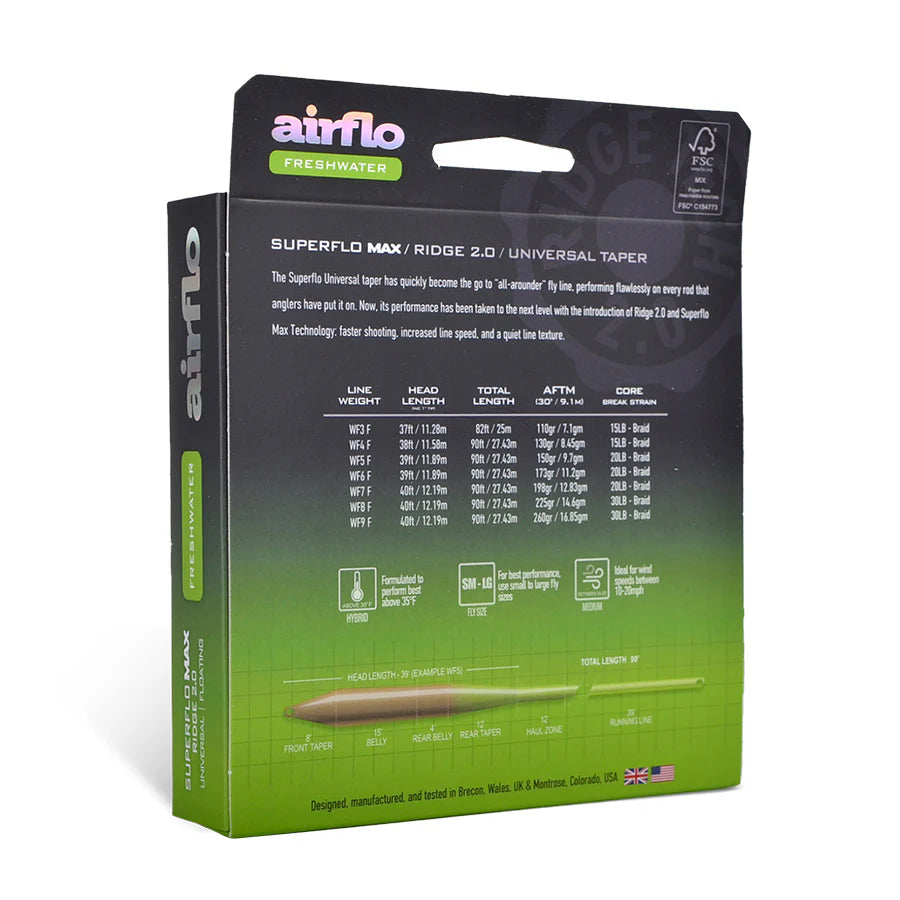 Airflo Superflo Max Ridge 2.0 Universal Taper