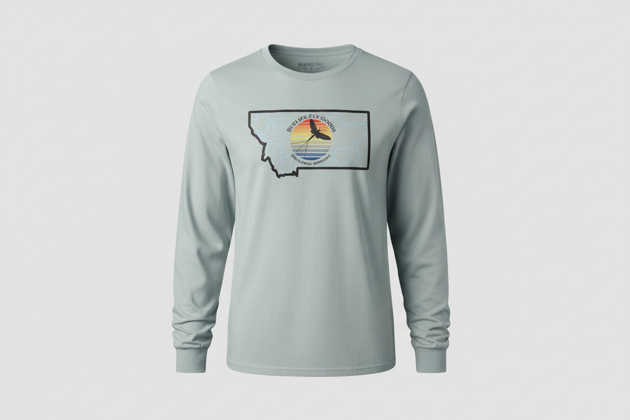 Gray Montana Long Sleeve - Smooth