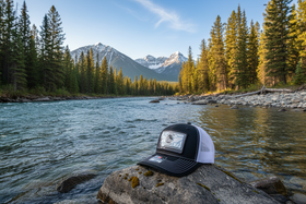 Men's Hat-  Buglife Fly Fishing- MT Rivers