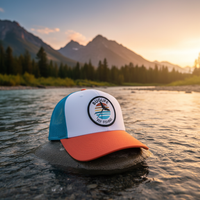 Ladies BLFF Hawaiian Hat on River Mountain Background