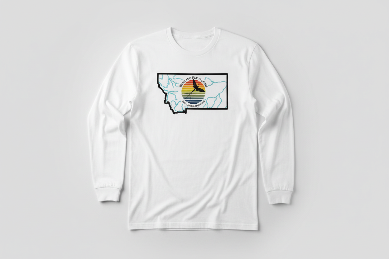 White Montana Long Sleeve - Smooth