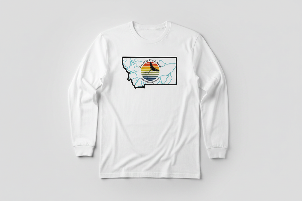 White Montana Long Sleeve - Smooth
