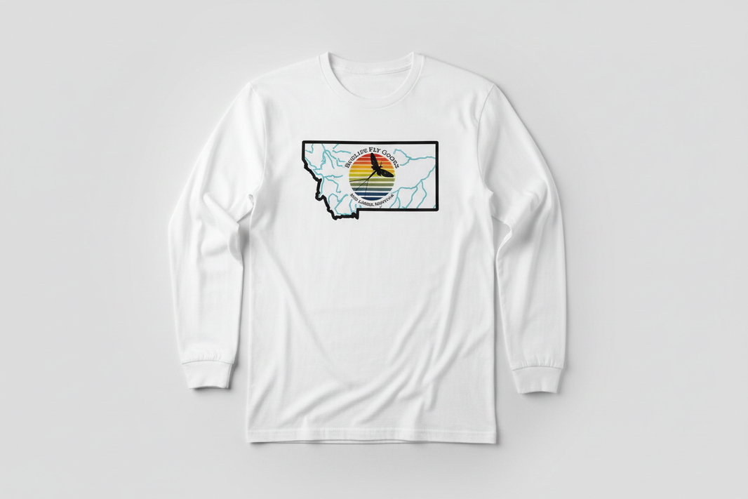 White Montana Long Sleeve - Smooth